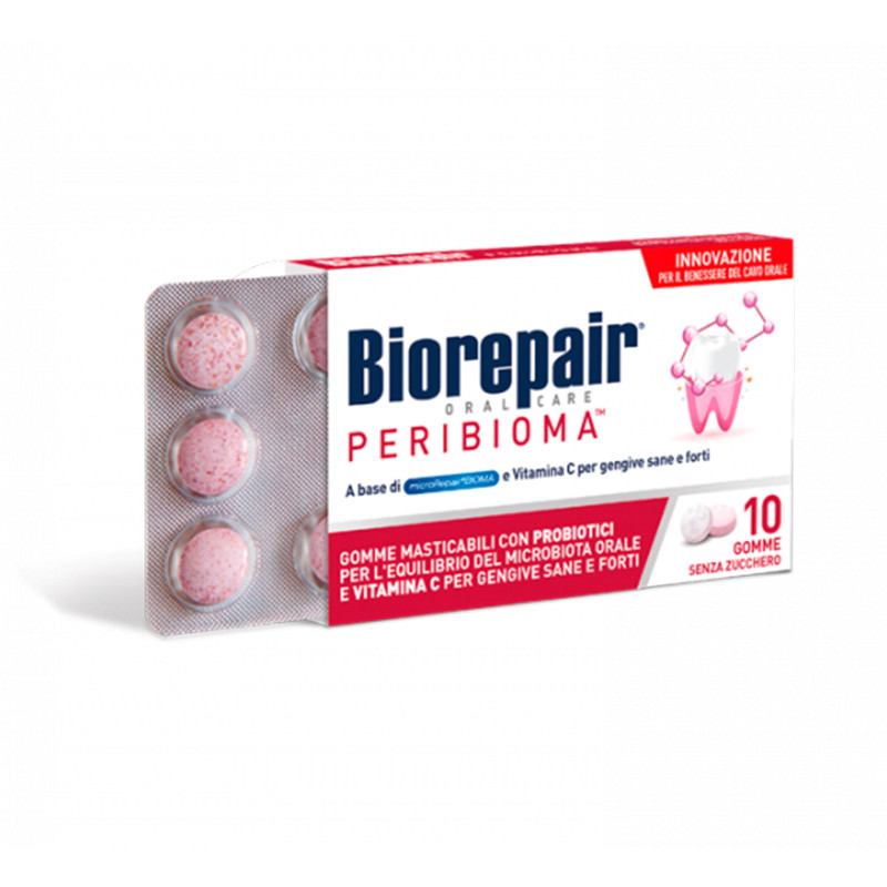 Жевательная резинка Biorepair PERIBIOMA Gum для здоровья полости рта