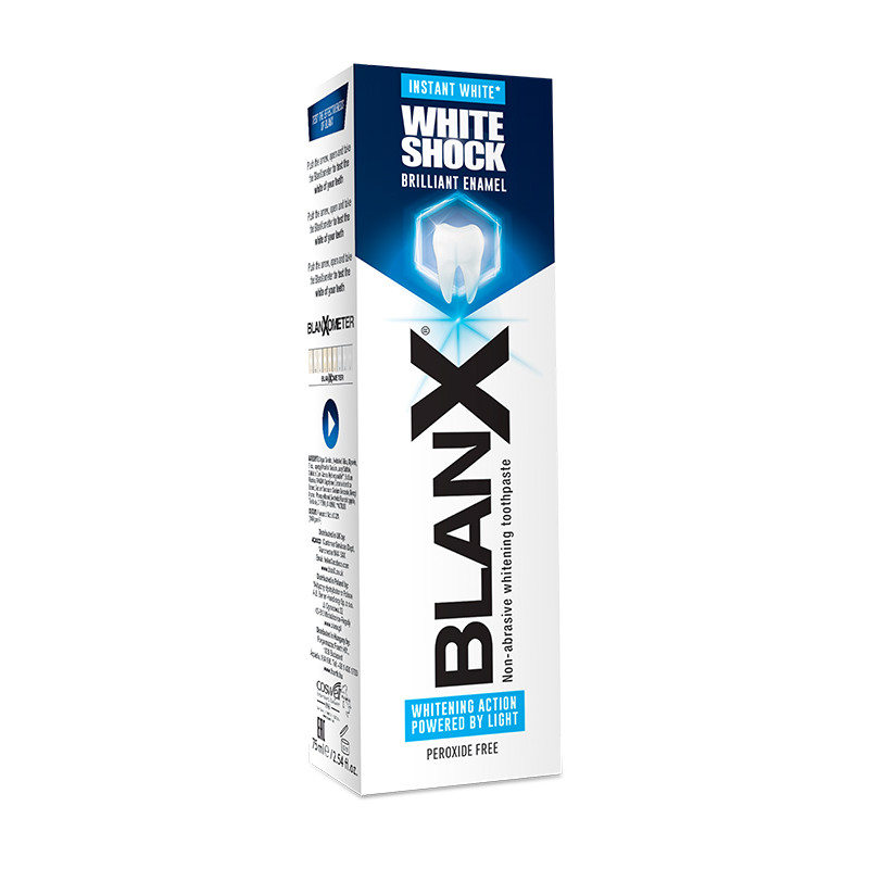 Зубная паста BlanX White Shock Instant White мгновенное отбеливание 75 мл